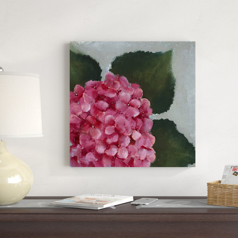 " Hydrangea Detail II " Painting Print, 20" H x 20" W x 1.25" D
