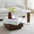C-Shaped End Table