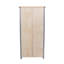 Leonidas 2 Door Solid + Manufactured Wood Wardrobe-1105242255