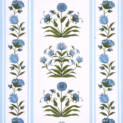 Schumacher x Marie-Anne Oudejans Poppy Stripes Wallpaper