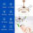42'' 4 - Blade LED Smart Ceiling Fan with Remote Control and Light Kit Included-248291283