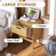 40cm W Manufactured Wood Bedside Table-272195641