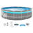 Intex Round Frame Set Pool 30 H x 192 W x 192 L , with Pump Included