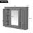 Bathroom Wall Cabinet with Mirror