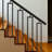 3 Pack Shape 36.02" Stair Balusters With Adjustable Top Bracket-105653435