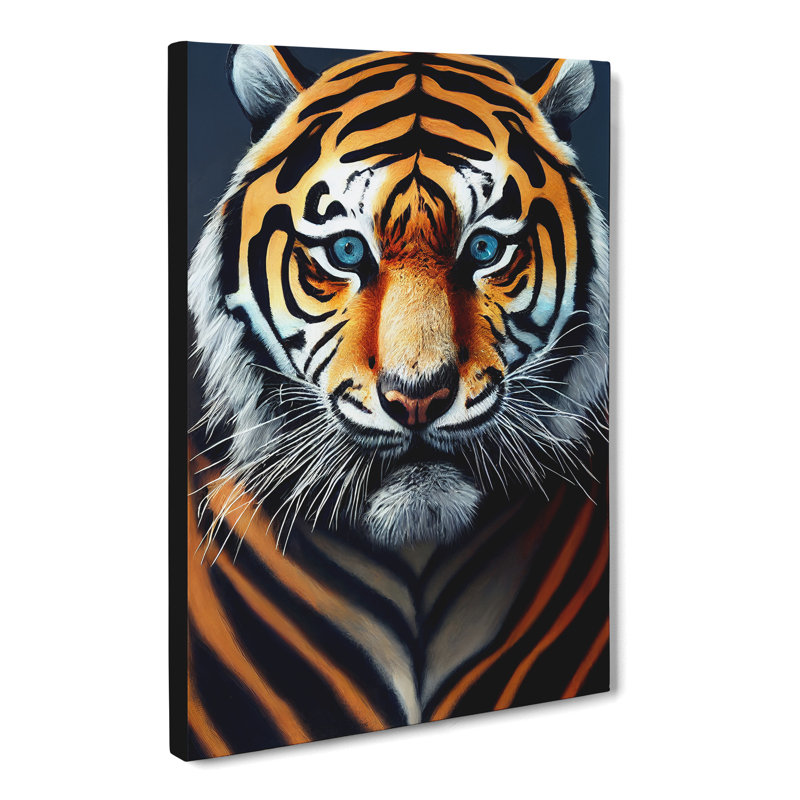 Tiger Conceptual - Wrapped Canvas, 60cm H x 40cm W x 3cm D