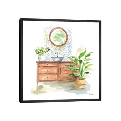 Greenery Bath I by Sue Schlabach - Painting on Canvas