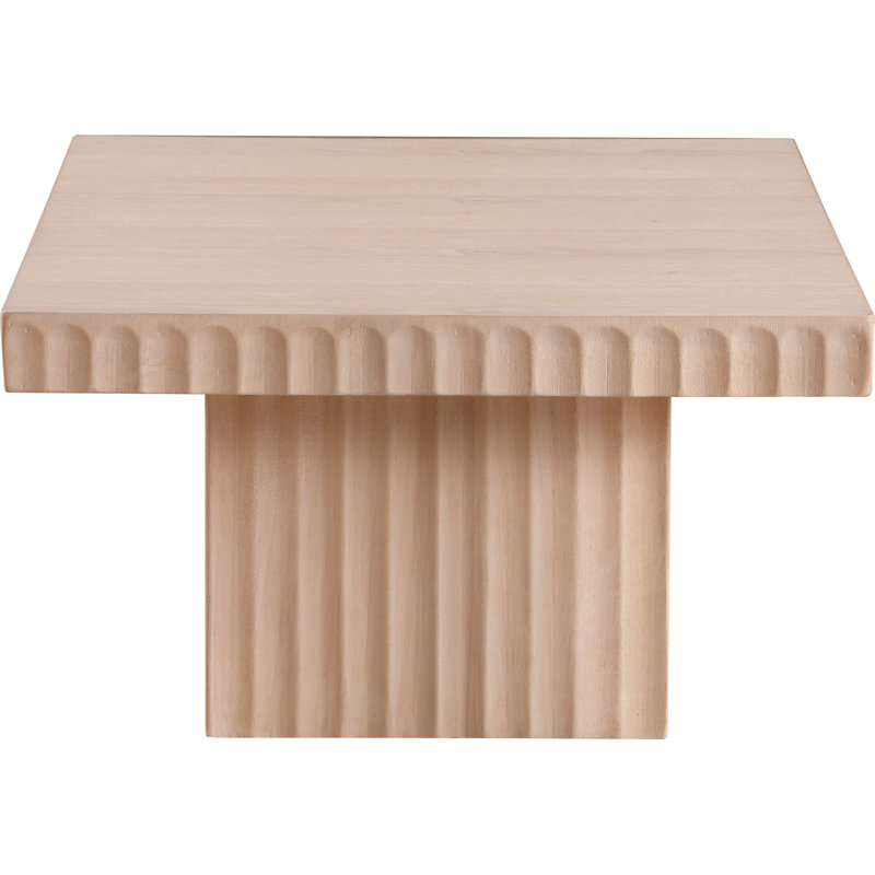 Table basse Fionntan, H 12 po x L 21 po x l 21 po, Naturel
