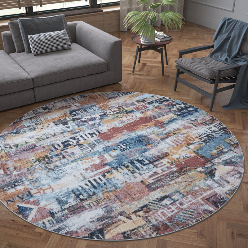 Gwendolyn Indoor Rug, Round 7'10"