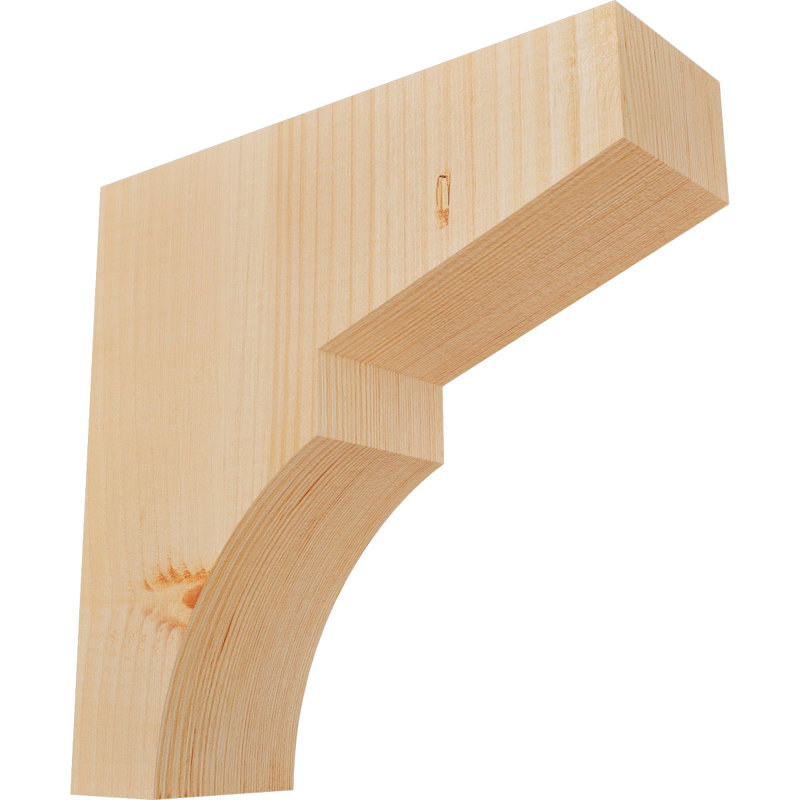 L 3 1/2 po x P 12 po x H 12 po Monterey, H 12 po x l 3,5 po x P 12 po, Sapin de Douglas, Lisse