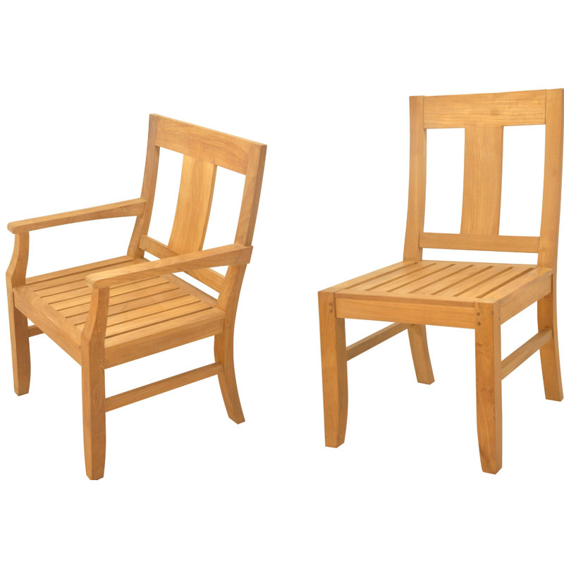 Osborne Outdoor 3 - Piece Teak Bistro Set, 2