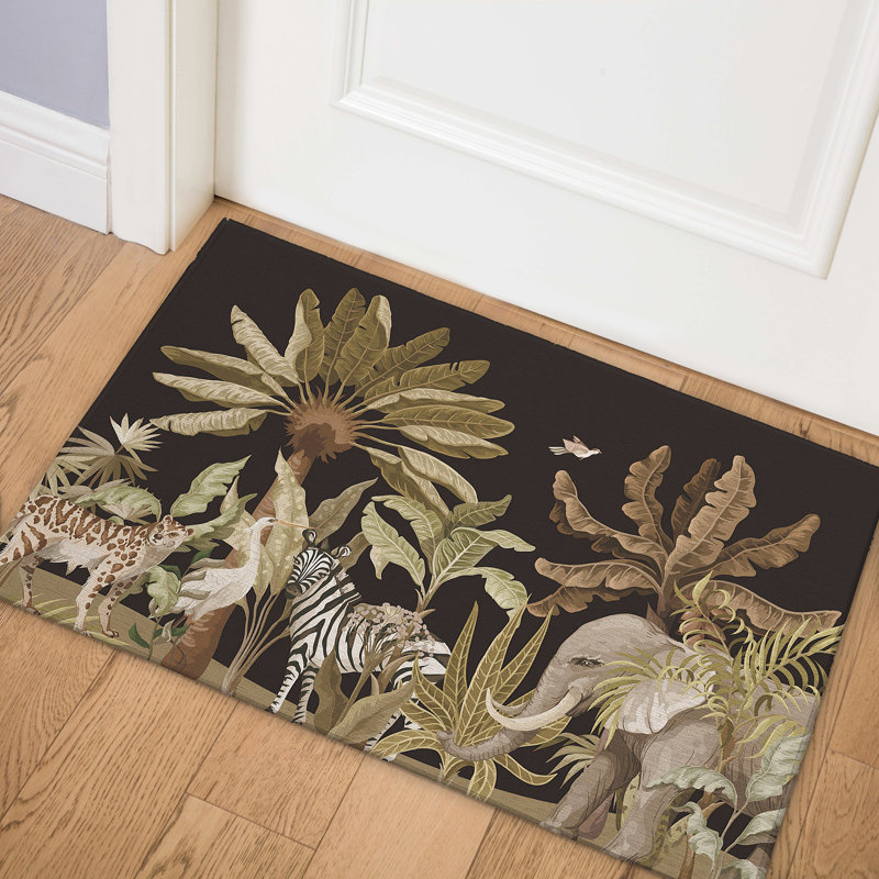 Tapis intérieur / extérieur Braggs, Rectangle 1 pi 8 po x 2 pi 6 po