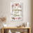 Floral Welcome On Wood Wall Sign-1811149567