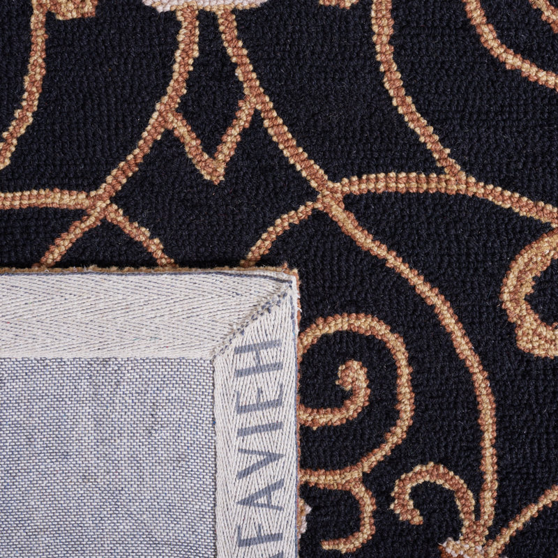 Brayton Hand Hooked Wool Oriental Rug, Runner 2'6" x 10'