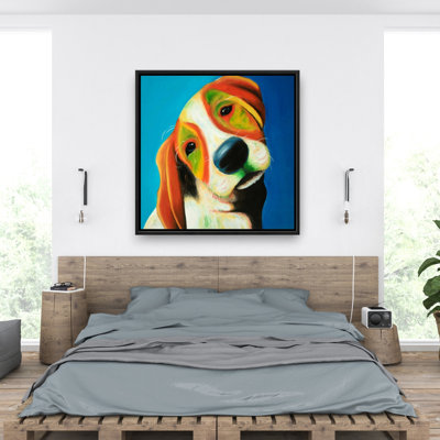 «Colorful Beagle Dog» sur toile