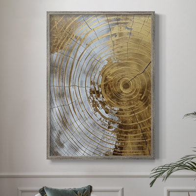 ABSTRACT Series CLV, reproduction encadrée - bois massif