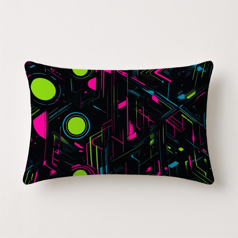 Plasma Focus Indoor And Outdoor Pillow, Rectangle 25"H x 18"W