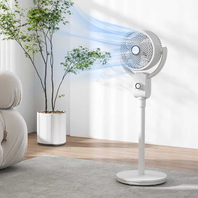 17 Stories 92cm Oscillating Pedestal / Standing Fan Fan