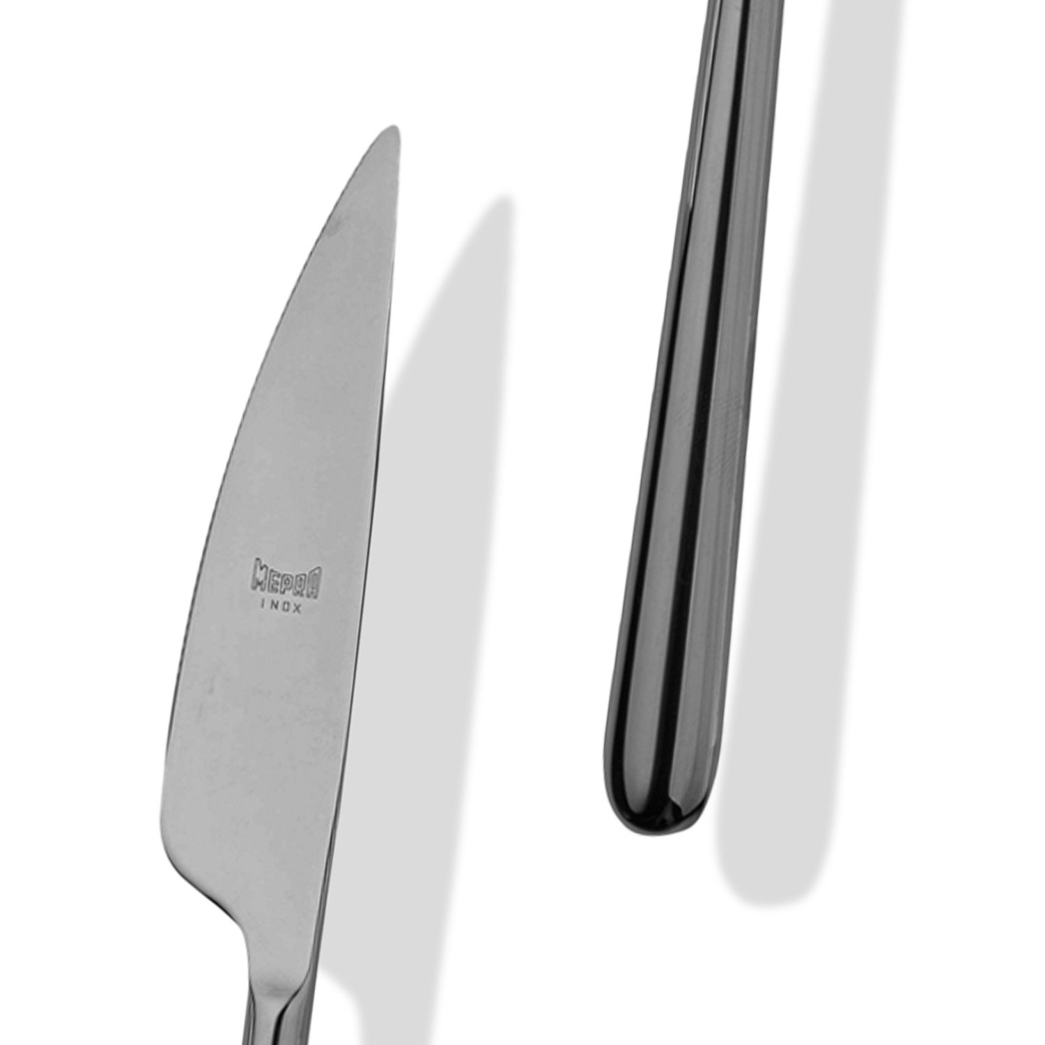 Linea Stainless Steel Flatware - Set of 20, Black Gold