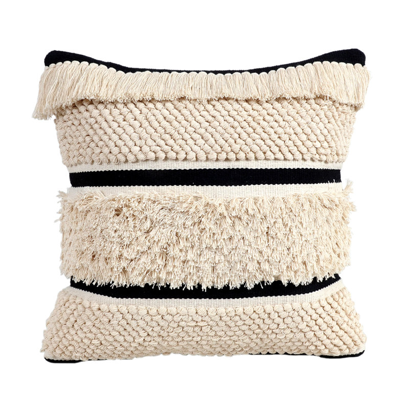 Stripes Cotton Throw Pillow