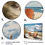Chaises de plage rétro - impression-611242280-611242283