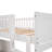 Twin Size Bunk Bed With Loft And Drawers In White - Cozy Sleeping Area Functional Storage Compartments-2018111916