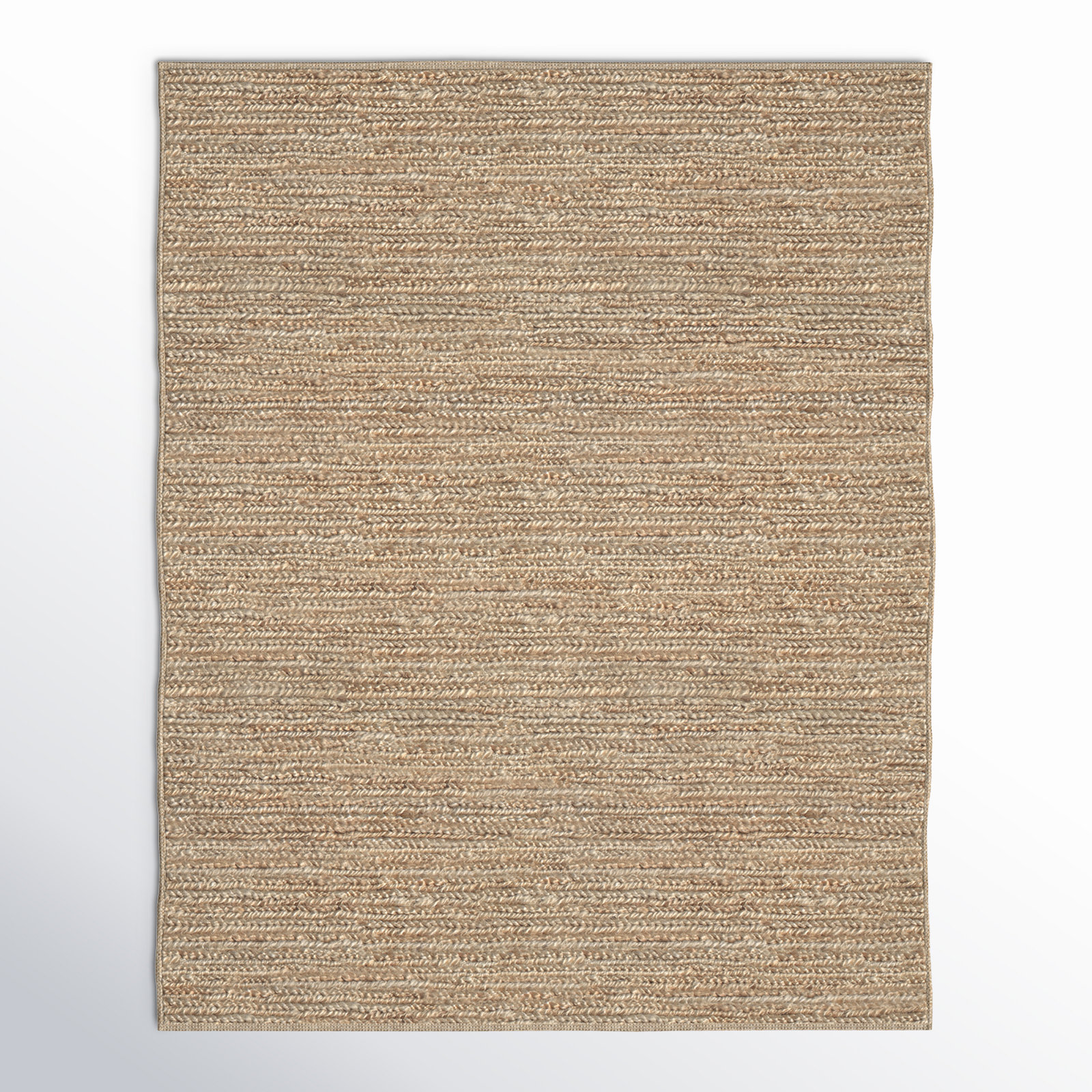Liza Hand-Woven Jute/Sisal Natural Area Rug, Rectangle 5' x 8'
