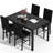 Hadessah 4 - Person Four Leg Base Dining Set-2138993293