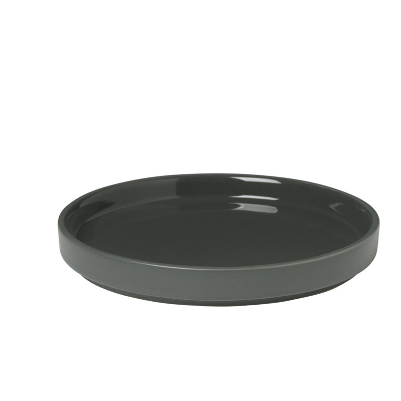 PILAR Stoneware 5.51" Bread and Butter Plate, Agave Green