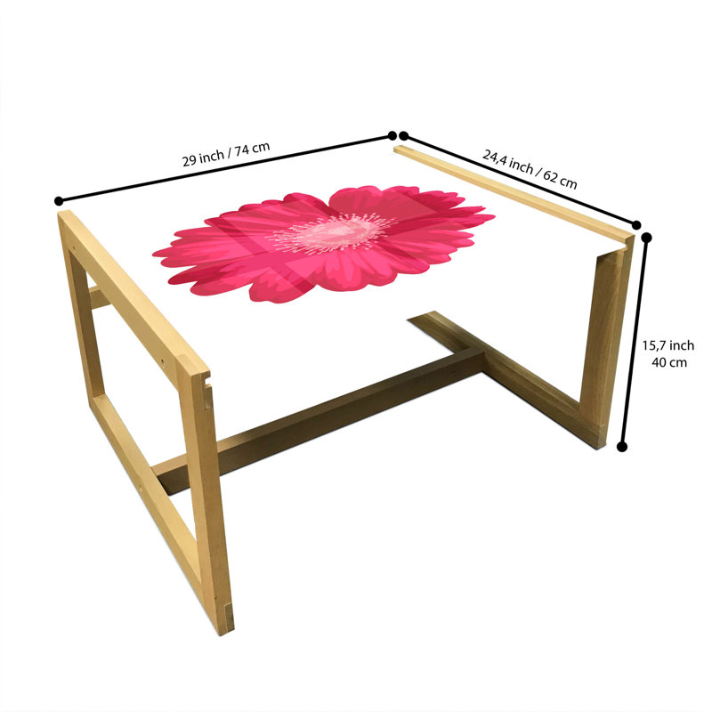 Jaeyla Sled Coffee Table, 62cm H x 74cm W x 40cm D