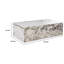 Table basse Rey, structure rectangulaire rectangulaire en marbre naturel de 48 pouces-115291593