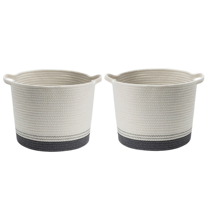 Ensemble de paniers en tissu, 12 po x 15 po x 15 po