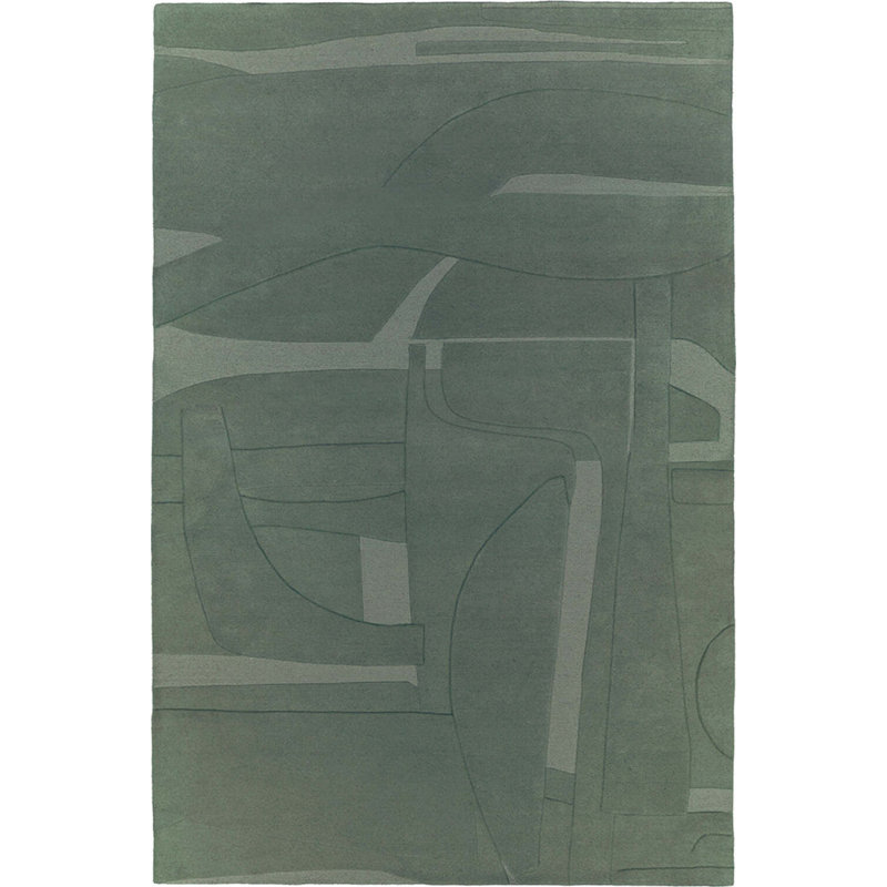 Collage Handmade Dhurrie Wool Abstract Area Rug, Rectangle 8'2" x 11'6"