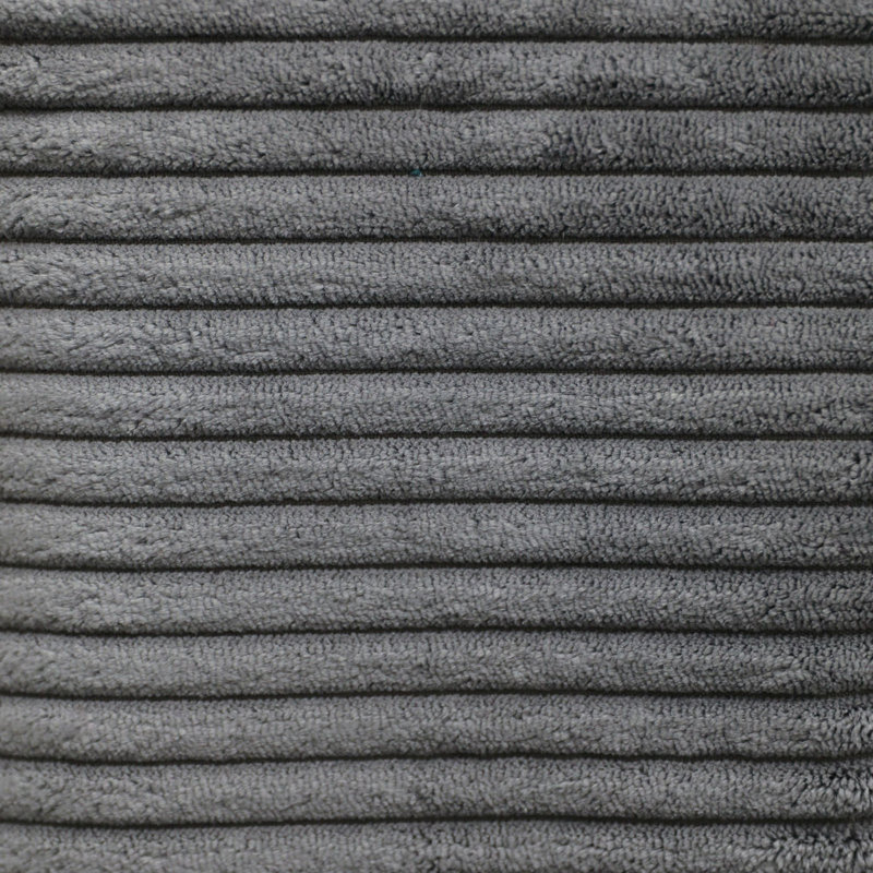 Ensemble modulaire modulaire 6 pièces, Face à la droite, Polyester gris anthracite Steno