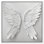 Art mural Wings of Pure Radiance II par Art Remedy