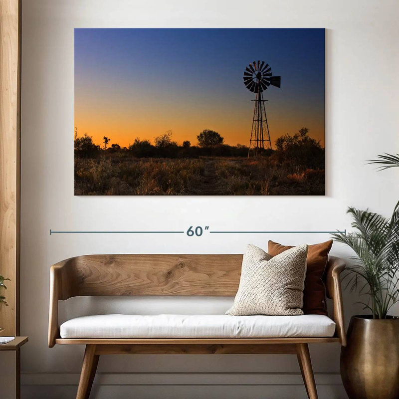Kalahari Windmill, 34" H x 51" W