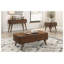 Console de rangement en noyer avec portes tambour et étagères fixes, style moderne du milieu du siècle, idéale pour un salon ou une entrée.