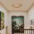 Tiffany 20 Inch 4 Light Dimmable Flush Mount Ceiling Lamp