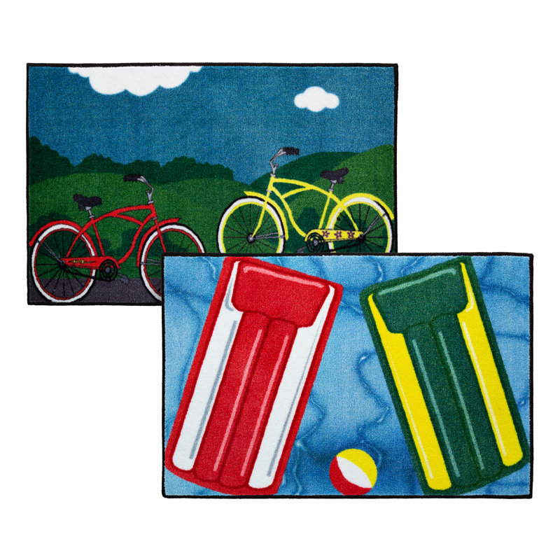 Buddy Time Kids Rugs (Bike & Raft)
