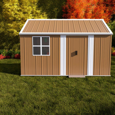 Remises en métal durables, solution de jardin moderne et spacieuse