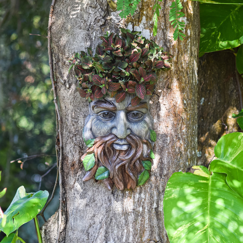 Statue Herbey Face Forest