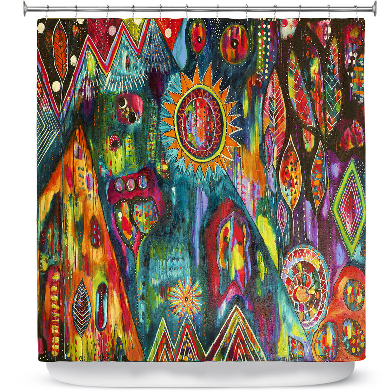 Rideau de douche simple magic mountain