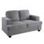 Causeuse moderne en velours-80472322