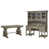 2 Pieces: Desk, Credenza