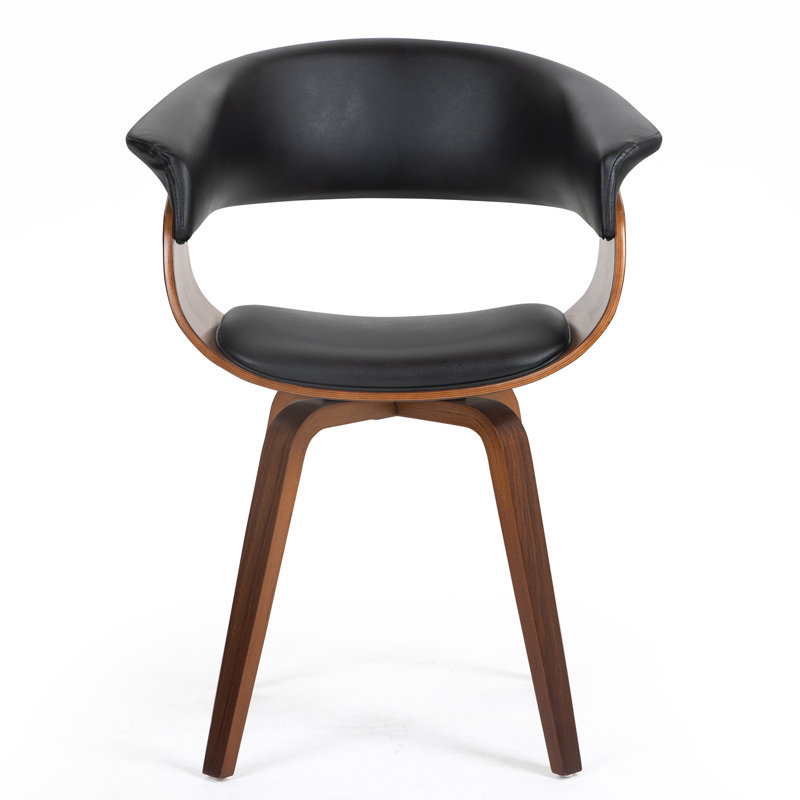 Principato 19.68'' H Faux Leather Upholstered Armchair