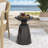 Outdoor Metal End Table -Large(Only Including Table)-641872751