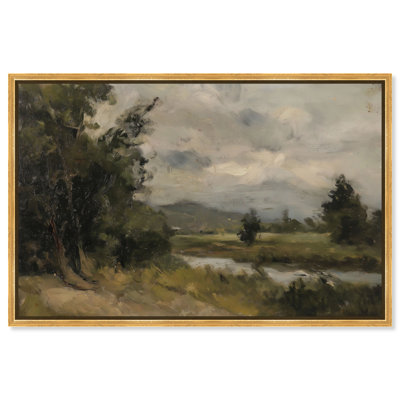River's Path Canvas Cottage Landscapes by Art Remedy