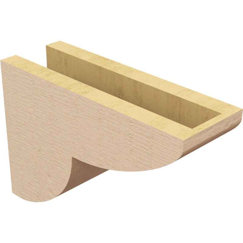 Corbeau TimberThane Crestline, H 8 po x l 4 po x P 12 po