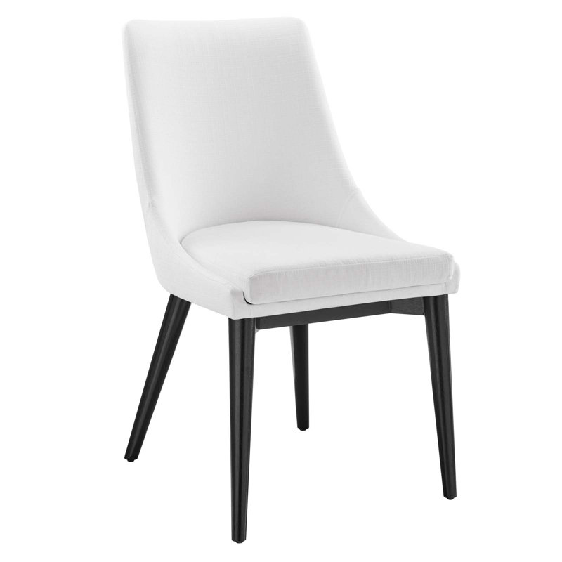 Modway Viscount Dining Chair, White 100% Polyester