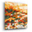 «Orange Summer» par Rich Monet, art mural en verre acrylique, 24 po x 24 po-752595248